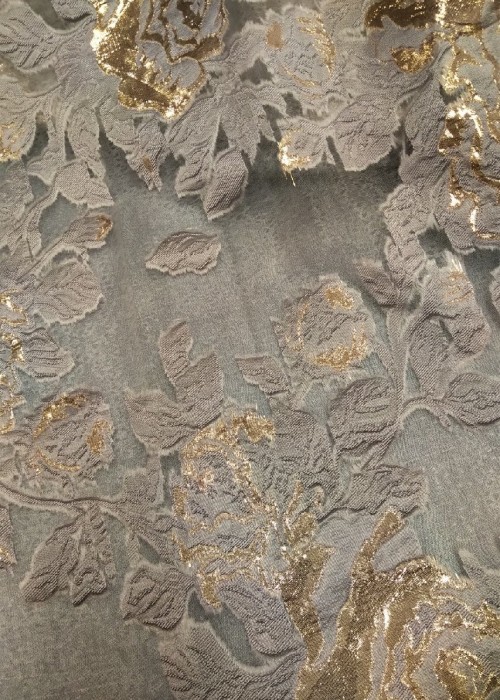 Lilac Embellished Organza